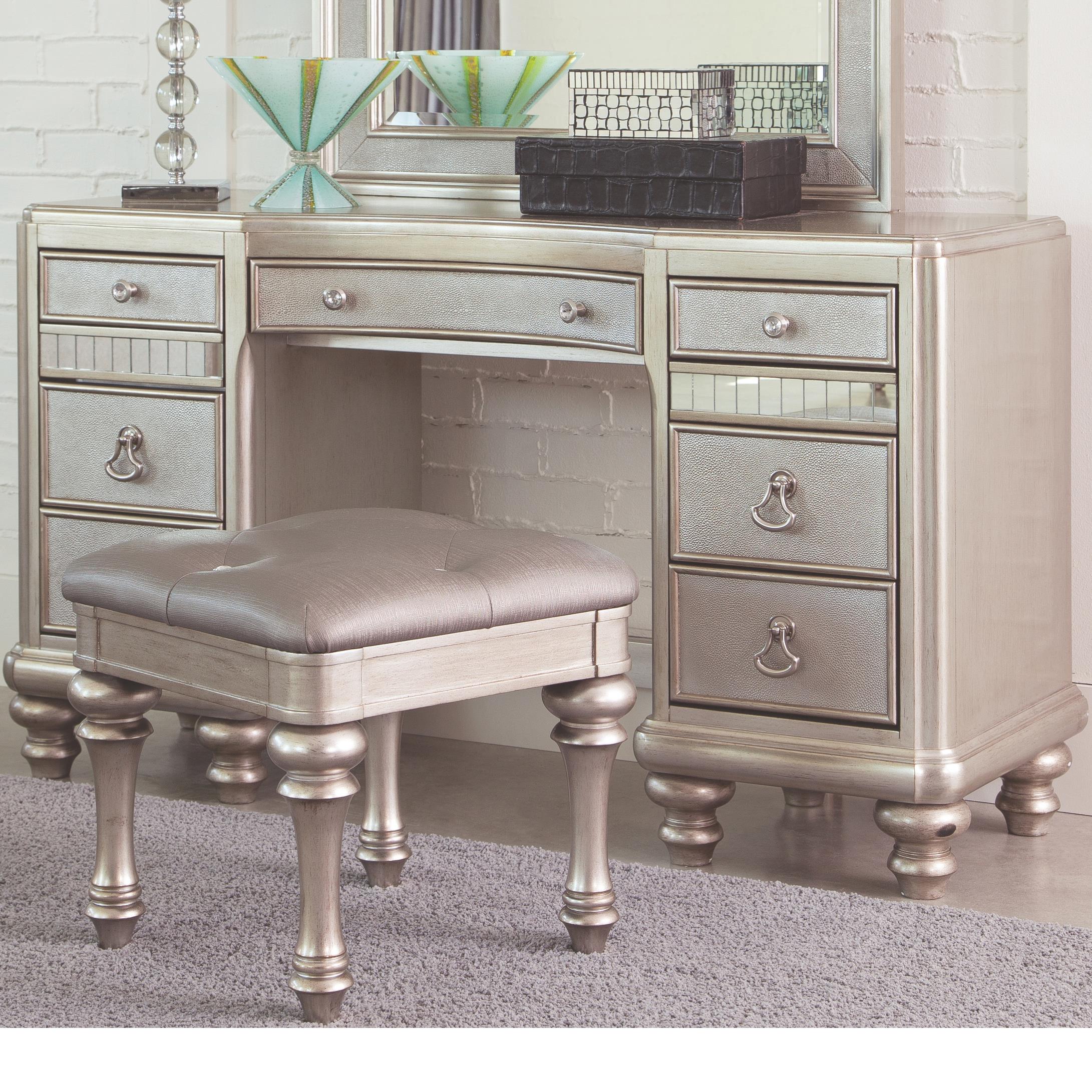 Bling dressing table outlet mirror